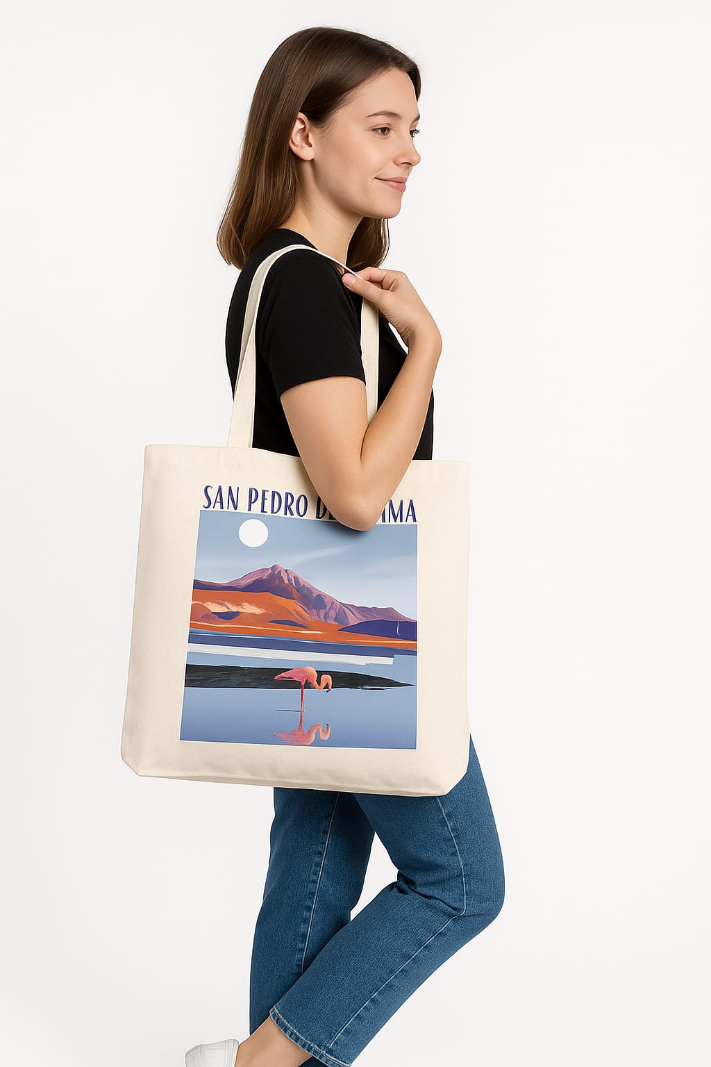 Bolsa tela lona estmapdo a full color 